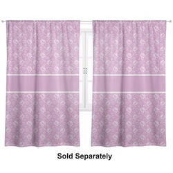 Lotus Flowers Curtain Panel - Custom Size