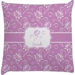 Lotus Flowers Decorative Pillow Case (Personalized)