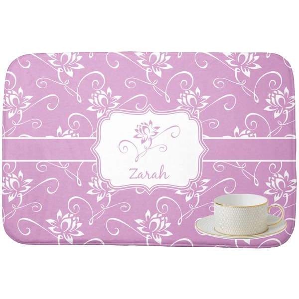 Lotus Flowers Dish Drying Mat