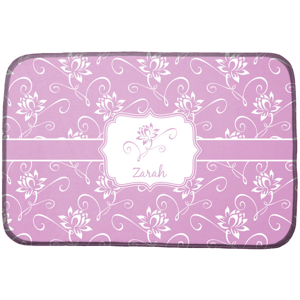 Custom Lotus Flowers Dish Drying Mat (Personalized)