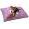 Lotus Flowers Dog Bed - Small w/ Name or Text