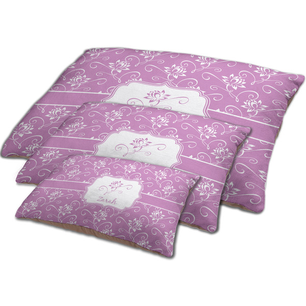Lotus Flowers Dog Beds - MAIN (sm, med, lrg)