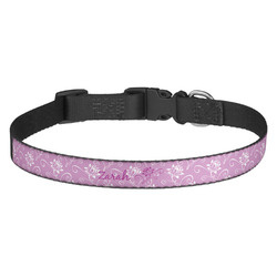 Lotus Flowers Dog Collar (Personalized)