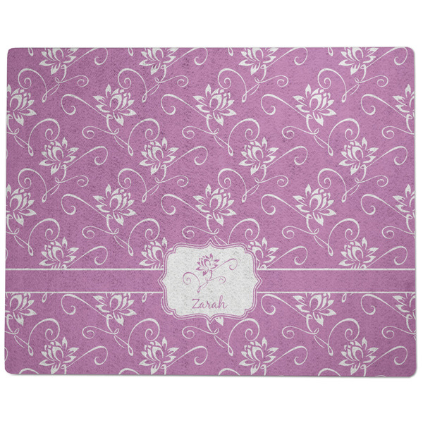 Lotus Flowers Dog Food Mat - Large without Bowls