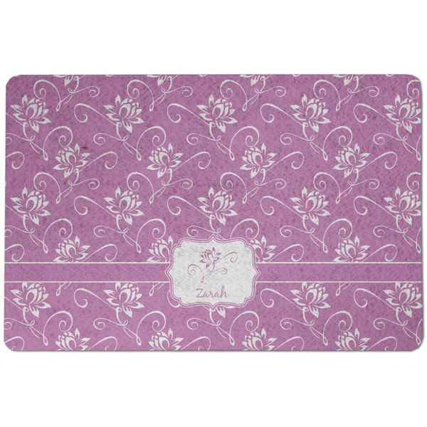 Lotus Flowers Dog Food Mat - Small without bowls