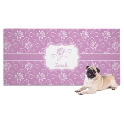 Lotus Flowers Dog Towel (Personalized)