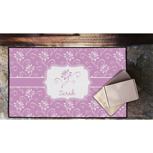 Lotus Flowers Door Mat - LIFESTYLE (Lrg)