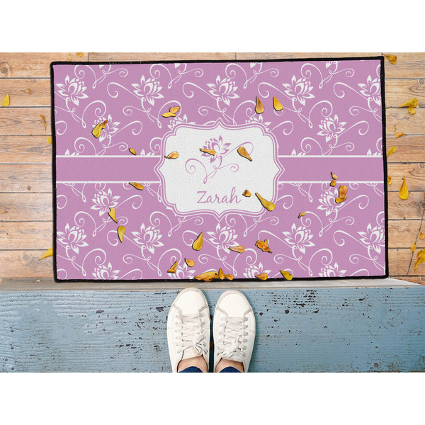Lotus Flowers Door Mat - LIFESTYLE (Med)