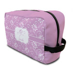 Lotus Flowers Toiletry Bag / Dopp Kit (Personalized)