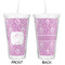 Lotus Flowers Double Wall Tumbler with Straw - Approval