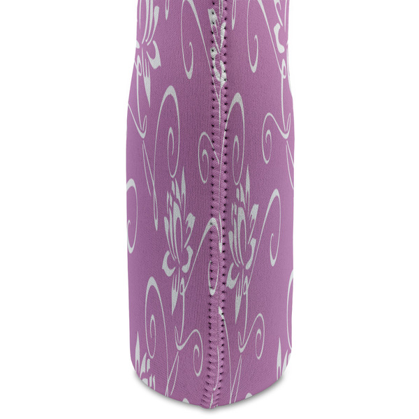 Lotus Flowers Double Wine Tote - DETAIL 2 (new)