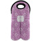 Lotus Flowers Double Wine Tote - Front (new)