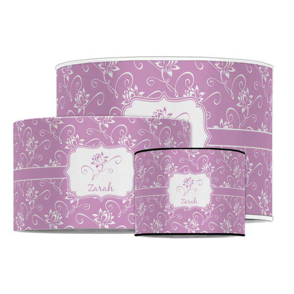 Lotus Flowers Drum Lampshades - MAIN
