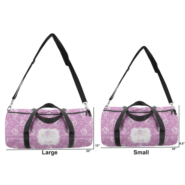 Lotus Flowers Duffle Bag Small and Large