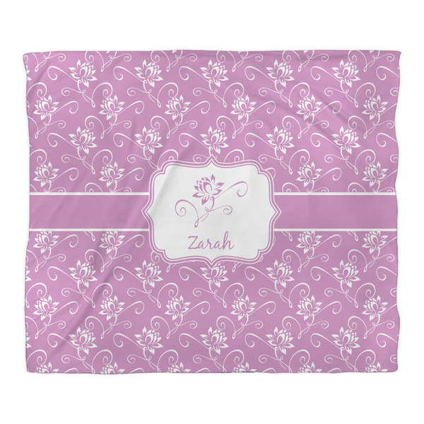 Lotus Flowers Duvet Cover - King - Front