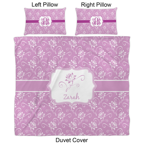 Lotus Flowers Duvet Cover Set - King - Approval