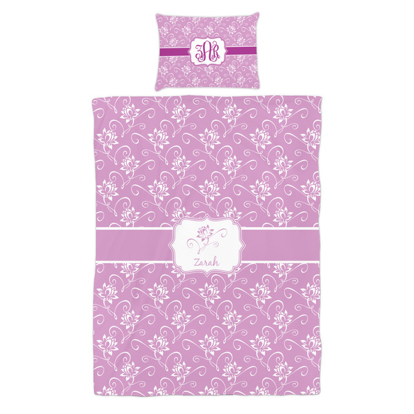 Lotus Flowers Duvet Cover Set - Twin - Alt Approval