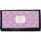Lotus Flowers Canvas Checkbook Cover (Personalized)