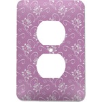 Lotus Flowers Electric Outlet Plate