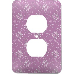 Lotus Flowers Electric Outlet Plate (Personalized)