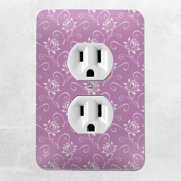 Lotus Flowers Electric Outlet Plate - LIFESTYLE