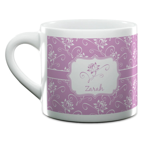 Lotus Flowers Espresso Cup - 6oz (Double Shot) (MAIN)