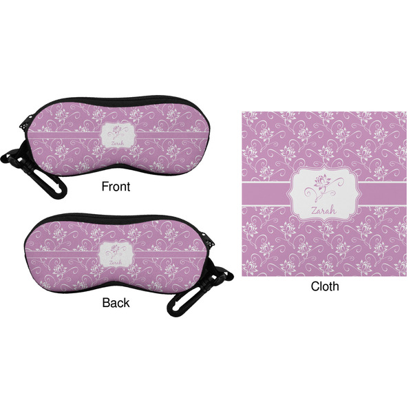 Lotus Flowers Eyeglass Case & Cloth (Approval)
