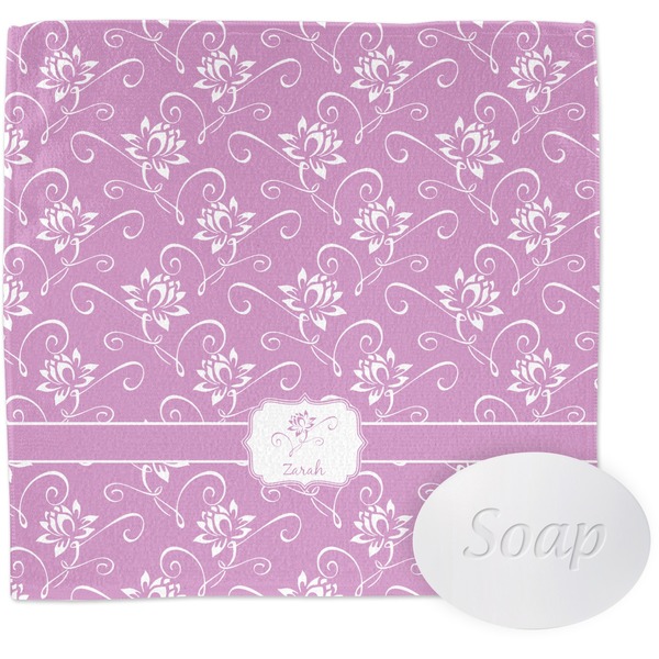 Custom Lotus Flowers Washcloth (Personalized)