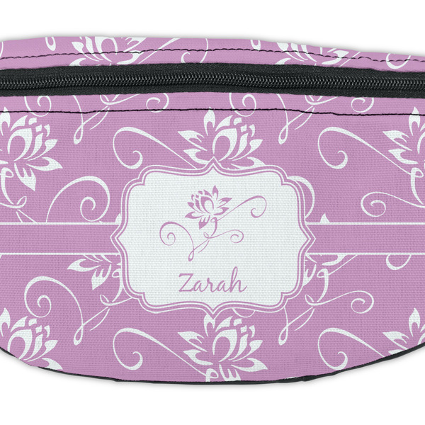 Lotus Flowers Fanny Pack - Closeup