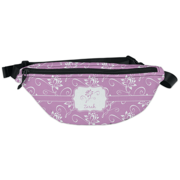 Custom Lotus Flowers Fanny Pack - Classic Style (Personalized)