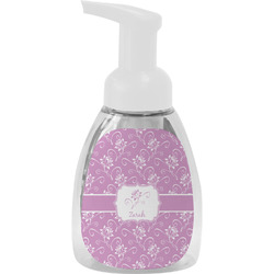 Lotus Flowers Foam Soap Bottle - White (Personalized)