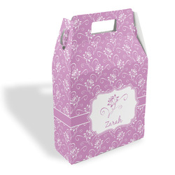 Lotus Flowers Gable Favor Box (Personalized)