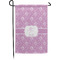 Lotus Flowers Small Garden Flag - Single Sided w/ Name or Text