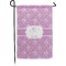 Lotus Flowers Small Garden Flag - Double Sided w/ Name or Text