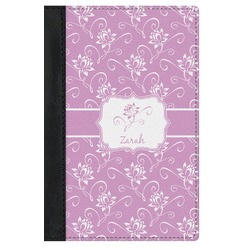 Lotus Flowers Genuine Leather Passport Cover (Personalized)