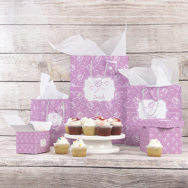 Lotus Flowers Gift Bags - In Context