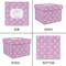Lotus Flowers Gift Boxes with Lid - Canvas Wrapped - Medium - Approval