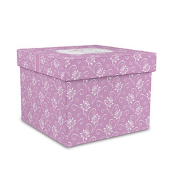 Lotus Flowers Gift Box with Lid - Canvas Wrapped - Medium (Personalized)