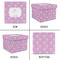 Lotus Flowers Gift Boxes with Lid - Canvas Wrapped - Small - Approval