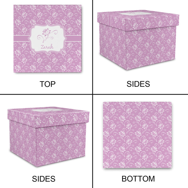 Lotus Flowers Gift Boxes with Lid - Canvas Wrapped - X-Large - Approval