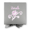 Lotus Flowers Gift Boxes with Magnetic Lid - Silver - Approval