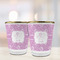 Lotus Flowers Glass Shot Glass - with gold rim - LIFESTYLE
