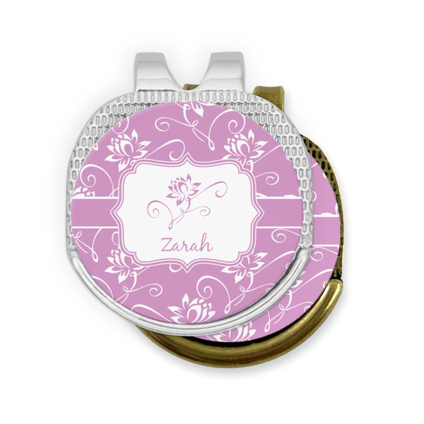 Lotus Flowers Golf Ball Marker Hat Clip - PARENT/MAIN