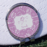 Lotus Flowers Golf Ball Marker - Hat Clip