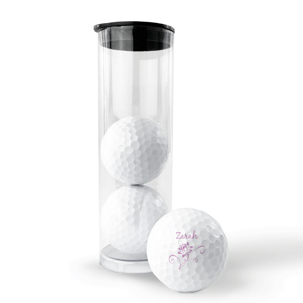 Lotus Flowers Golf Balls - Generic - Set of 3 - PACKAGING