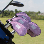 Lotus Flowers Golf Club Iron Cover - Set of 9 (Personalized)