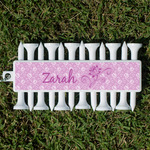 Lotus Flowers Golf Tees & Ball Markers Set (Personalized)