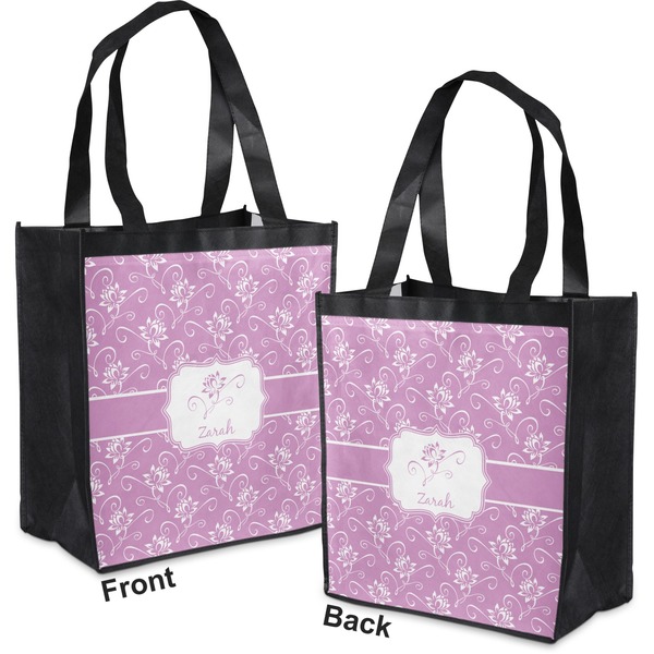 Lotus Flowers Grocery Bag - Apvl