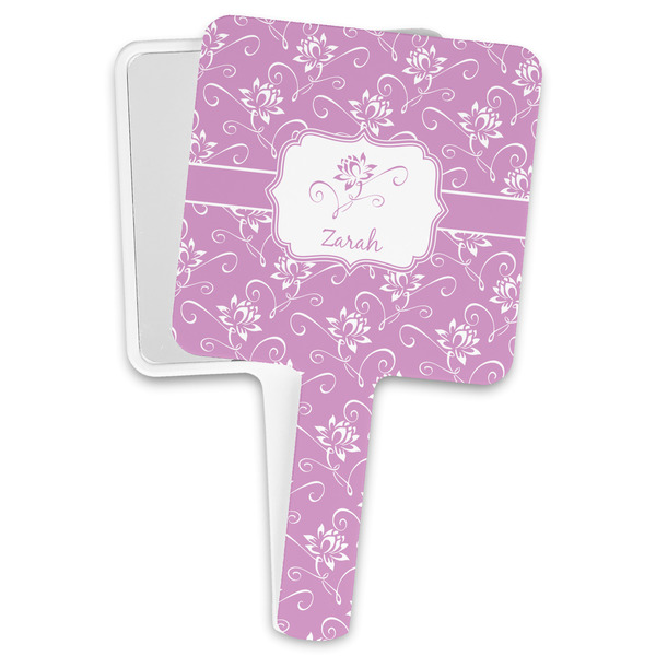 Custom Lotus Flowers Hand Mirror (Personalized)