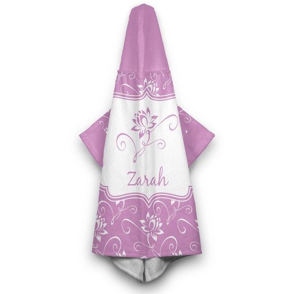 Lotus Flowers Hooded Towel - Hanging